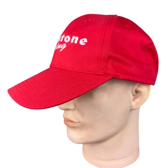 Vintage Firestone Racing Red Snapback Hat Adjustable Cotton Cap - Picture 7 of 11